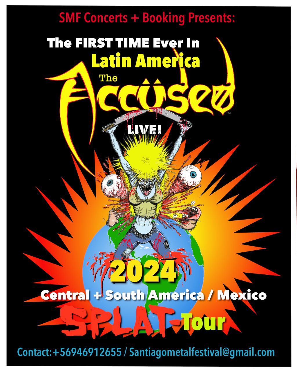 The Accüsed confirma su gira sudamericana para 2024 Klandestine