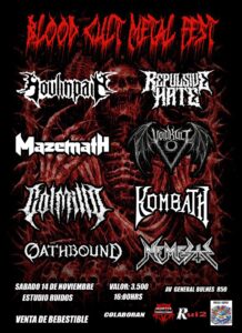 Blood Cult Metal Fest Flyer